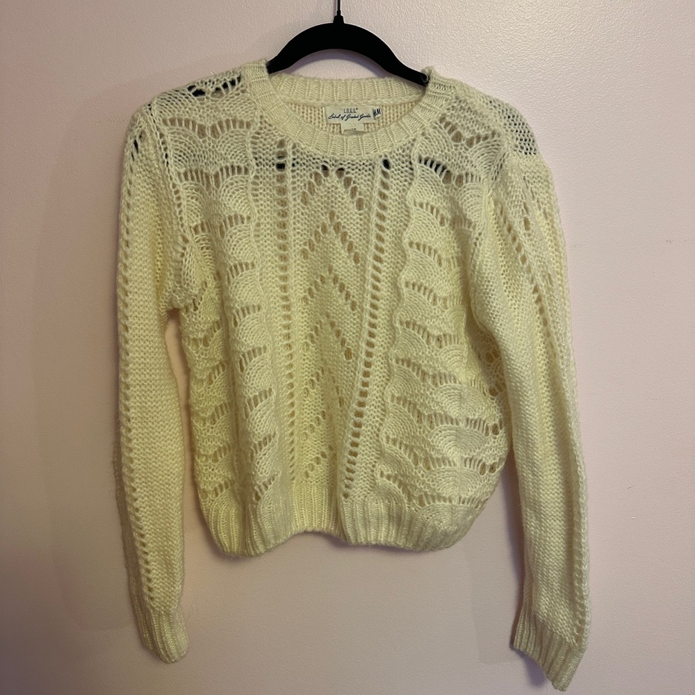 HM LOGG sweater cream - medium
